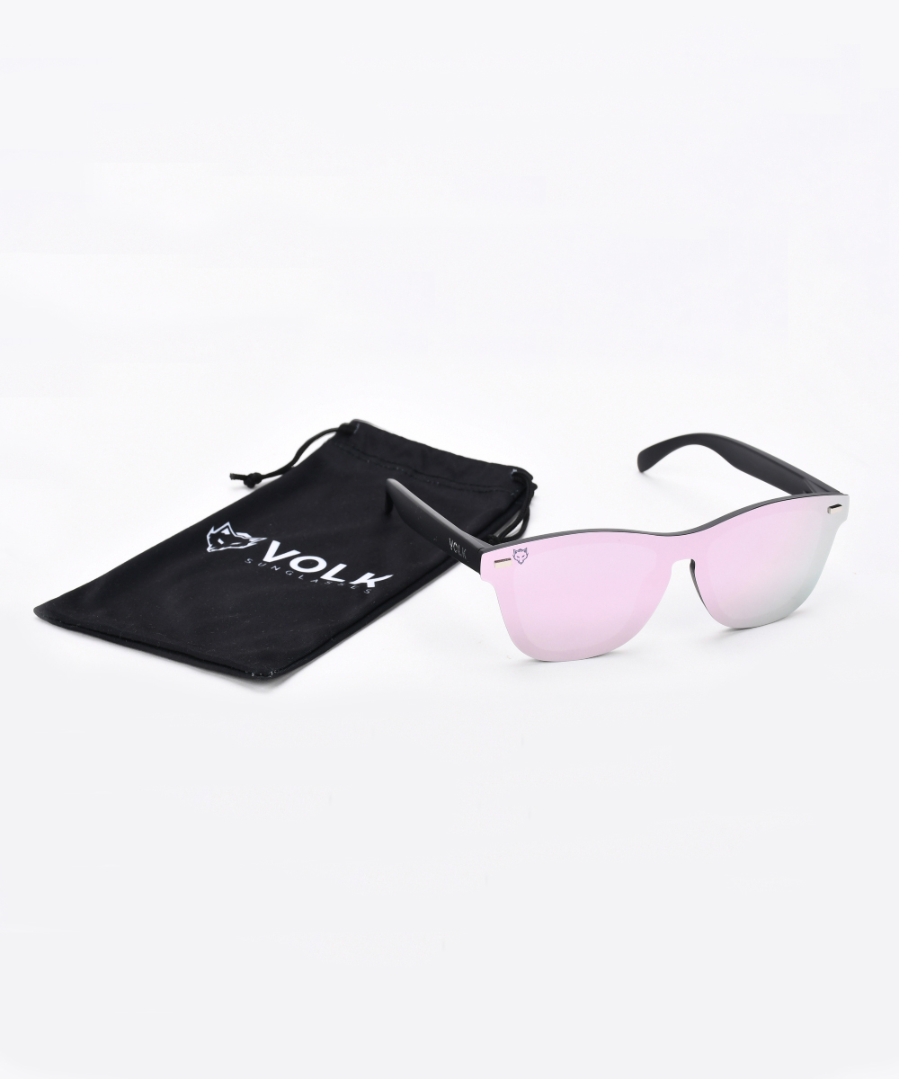 Розовые солнечные очки